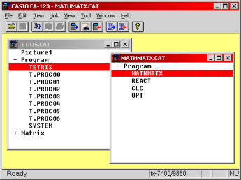 Casio FA-123 Screenshot